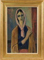 Maurice van Essche; Woman Wearing a Headscarf
