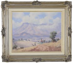 Willem Hermanus Coetzer; Drakensberg vanaf Laeveld/Drakensberg from Lowveld