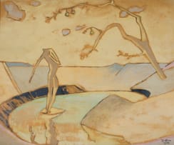 Walter Battiss; Woman and Water