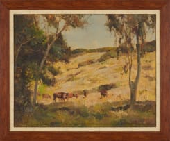 Errol Boyley; Landscape with Cattle and Trees