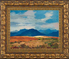 Piet van Heerden; Mountainous Landscape