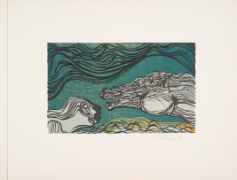 Cecil Skotnes; Woltemade Rescues Two Sailors, from The White Monday Disaster portfolio
