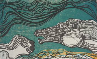 Cecil Skotnes; Woltemade Rescues Two Sailors, from The White Monday Disaster portfolio