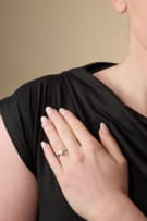 Diamond solitaire ring