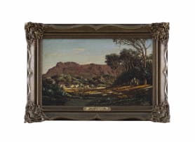 Tinus de Jongh; Cape Mountain Scene