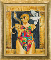 Michael Heyns; Figure with Snake and Dove