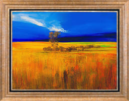 Derric van Rensburg; Landscape with Tree