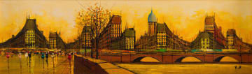 Antonio Ninetti; Cityscape, Paris