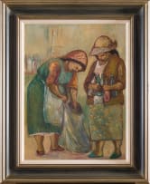 Amos Langdown; Women with Glass Bottles