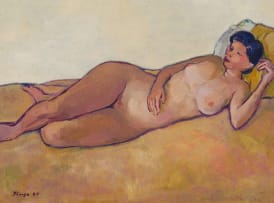 François Krige; Reclining Nude