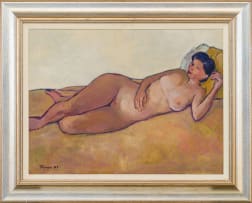 François Krige; Reclining Nude
