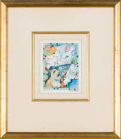 Hannetjie de Clercq; Portrait with Geometric Shapes