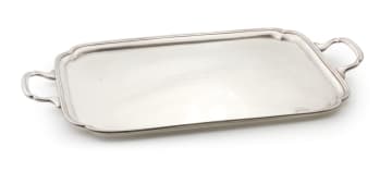 An Elizabeth II silver tray, Viners Ltd, Sheffield, 1966