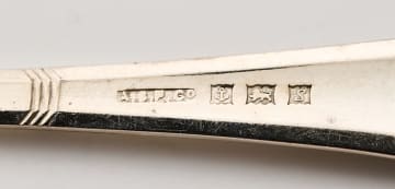 Eight miscellaneous silver spoons of various makers, various dates, 1822-1967
