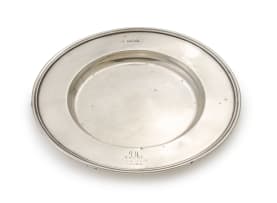 An Edward VII silver charger, Mappin & Webb Ltd, London, 1903