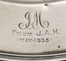An Edward VII silver charger, Mappin & Webb Ltd, London, 1903