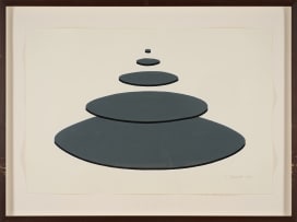 Joachim Schönfeldt; Social Pyramid Diagram (Grey), from The Model Men series