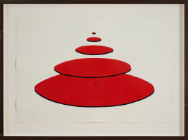 Joachim Schönfeldt; Social Pyramid Diagram (Red), from The Model Men series