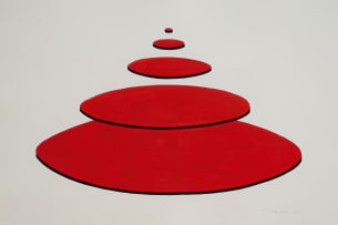 Joachim Schönfeldt; Social Pyramid Diagram (Red), from The Model Men series