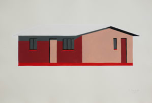 Joachim Schönfeldt; House in Red and Brown, from The Model Men series