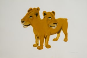 Joachim Schönfeldt; Three-Headed Lion, from the Model Men series