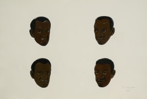 Joachim Schönfeldt; Four Faces, from The Model Men series