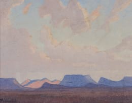 Jacob Hendrik Pierneef; Mountainous Landscape
