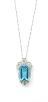 Aquamarine pendant
