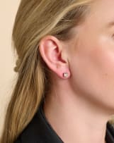 Cognac diamond studs
