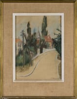 Pranas Domsaitis; Street Scene