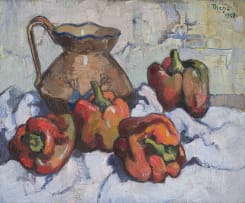 Conrad Theys; Still Life with Peppers