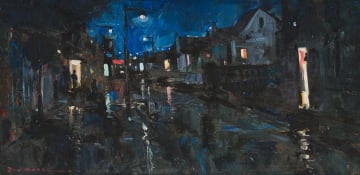 Don Madge; Nighttime Street Scene