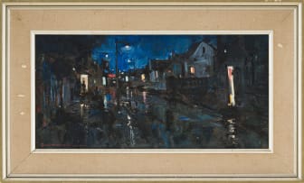 Don Madge; Nighttime Street Scene