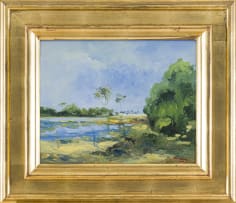 André van Vuuren; Water Scene/View of Bethlehem Dam