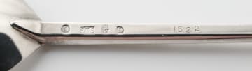 Set of replica Tichborne Celebrities silver spoons, Jan-Pierre Dondelinger, editioned 1662, South Africa, 1977