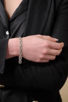 Diamond link bracelet