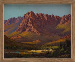 Tinus de Jongh; Mountain Landscape