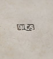 A Chinese export silver covered box, possibly Cum Shing, Canton, c.1880
