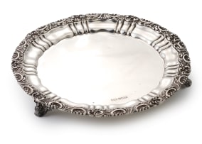 An Edward VII silver salver, Joseph Rodgers & Sons, Sheffield, 1904