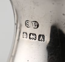 A George V silver salt, ES Barnsley & Co, 1917