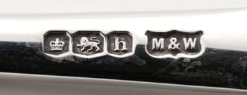 Four George V silver teaspoons, Mappin & Webb Ltd, Sheffield, 1925