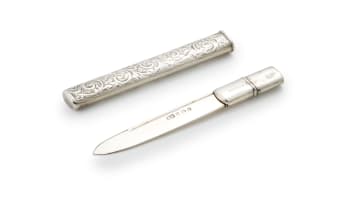 An Edward VII silver pocket knife, Francis Webb, Birmingham, 1903