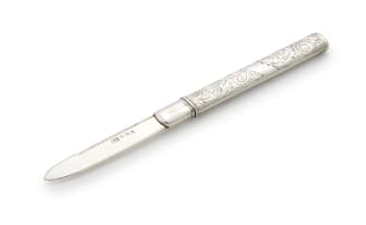 An Edward VII silver pocket knife, Francis Webb, Birmingham, 1903