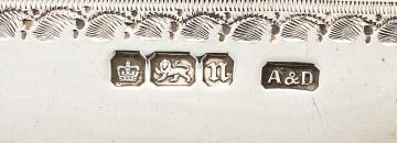 Four Edward VII silver and mother-of-pearl fruit knives, Allen & Darwin, Sheffield, 1905