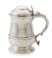 A George II silver tankard, Richard Gurney & Co, London, 1744