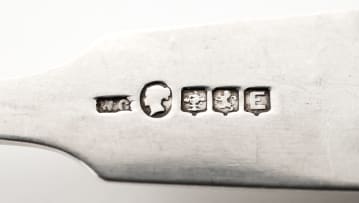 A miscellaneous group of George III silver 'Fiddle' pattern flatware, George Smith IV, London, 1798, various makers and dates