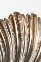A pair of Victorian silver salts, Henry Hyde Aston, Birmingham, 1862