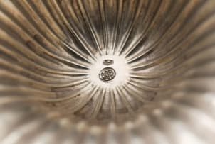 A silver spooner sugar bowl, .800 standard