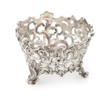 A Victorian silver bon-bon dish, Edward, Edward junior & John William Barnard, 1843