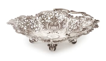 An Edward VII silver basket, James Dixon & Sons Ltd, Sheffield, 1901